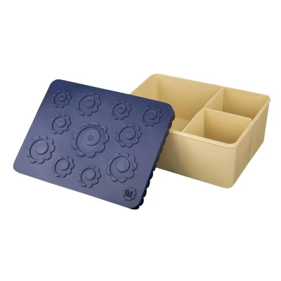 Afbeelding van Blafre lunchbox 3 navy + beige