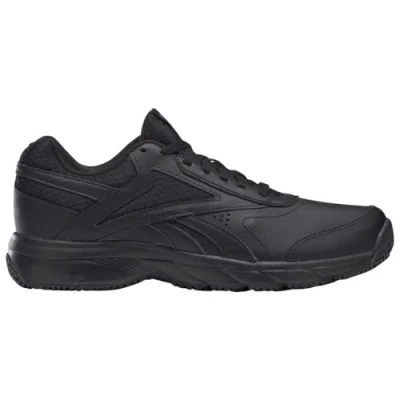 Afbeelding van Reebok WORK N Cushion Sportieve wandelschoenen, Dames, Maat: 36, Black/cold grey Leer en textiel