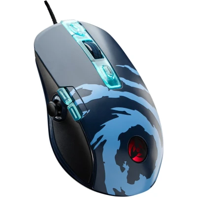 Afbeelding van Lexip Naruto Shippuden Kakashi Kamui Gaming muis Kabelgebonden Optisch Zwart, Blauw 12000 dpi Verlicht, Gewichtsreductie