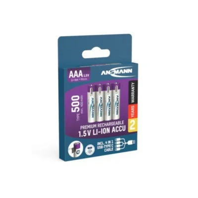 Afbeelding van Ansmann Oplaadbaar Batterij Aaa En Usb C