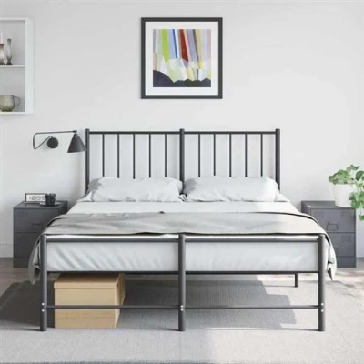 Afbeelding van Nachtkastjes 2 st 34,5x39x44 cm staal antracietkleurig