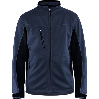 Afbeelding van Blaklader Softshell Jack 4950 2516 Donker marineblauw/Zwart