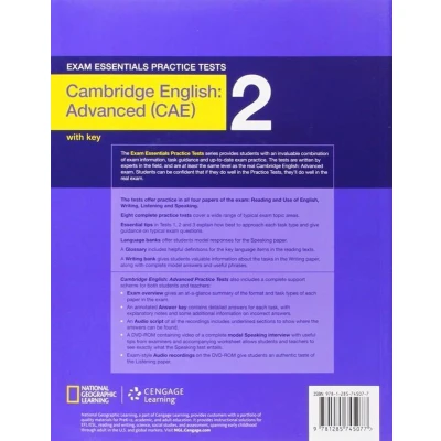Afbeelding van Exam Essentials: Cambridge Adv Practice Tests 2 book with ke