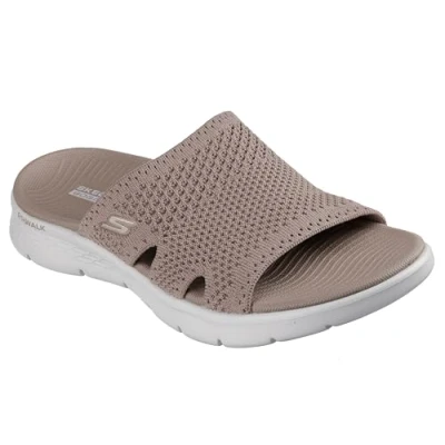 Afbeelding van Skechers Go Walk Flex Sandal Elation Damessandalen, Taupe, 42 EU