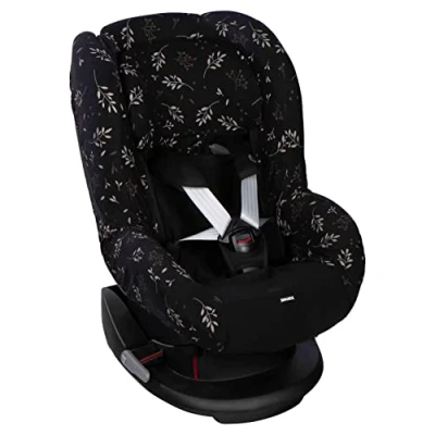 Afbeelding van Dooky Seat Cover Groep 1 Autostoel hoes Romantic Leaves Black