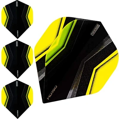 Afbeelding van ABC Darts Dart Flights Pentathlon HD150 Geel 10 sets (30 st.)