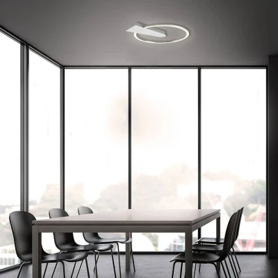 Afbeelding van Lampa sufitowa LED Briloner Nico 12W 980lm 3000K aluminium