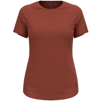 Afbeelding van Odlo Crew Active 365 T shirt Met Korte Mouwen Oranje S Vrouw