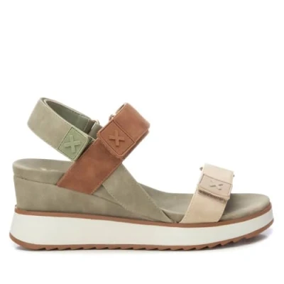 Afbeelding van XTI 143848 damessandalen, Khaki (stad), 36 EU