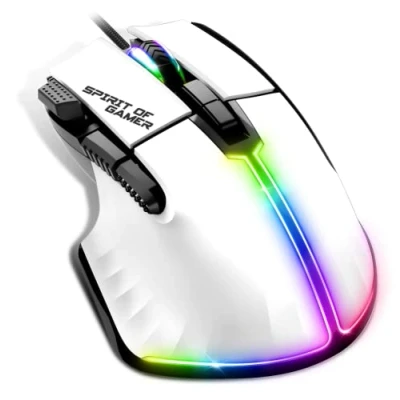 Image de Souris filaire gaming Spirit Of Gamer Pro M5 pour PC Blanc