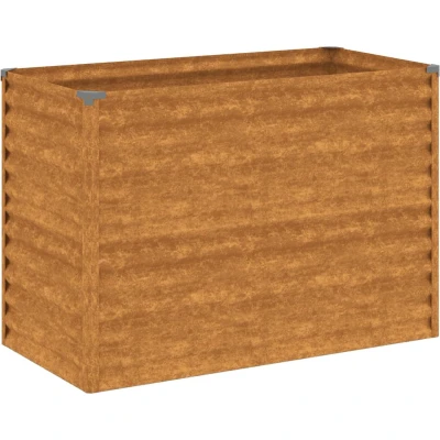 Afbeelding van Plantenbak verhoogd 100x50x69 cm cortenstaal