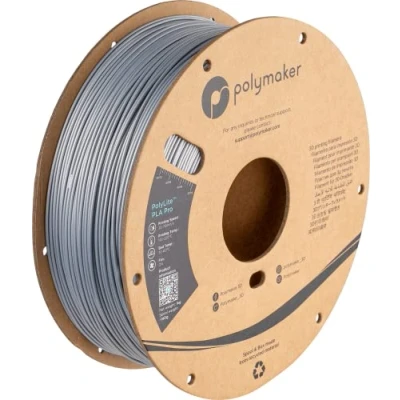 Afbeelding van Polymaker POLYLITE™ PLA PRO 3D filament Silver Jam free 1.75 mm 1KG