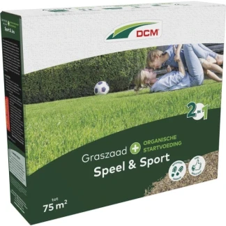 Afbeelding van Graszaad speelgazon DCM 75 m² (Meststof, Strooidoos, 1.5 kg)