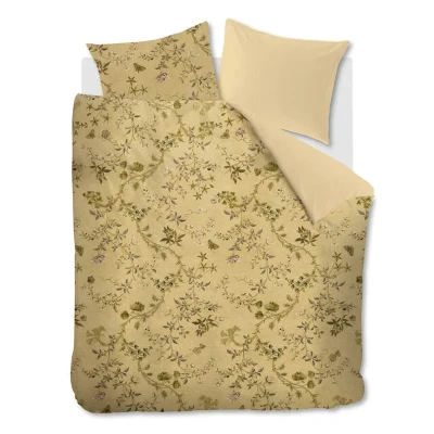 Afbeelding van Beddinghouse Charlotte dekbedovertrek Lits Jumeaux 240x200/220 Olijfgroen