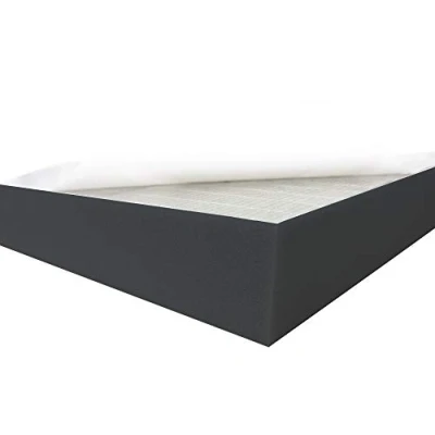Afbeelding van Dibapur ® Black FSE Zelfklevende vlamwerende isolatie van akoestisch schuim, 50 x 5 cm
