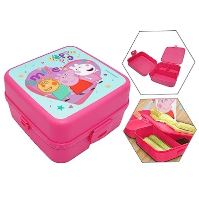 Afbeelding van Peppa Pig Lunchbox met Meerdere Compartimenten Smile 8435507871624