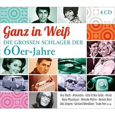 Afbeelding van Various Artists Ganz In Weib Die Groben Schlager (4 CD)