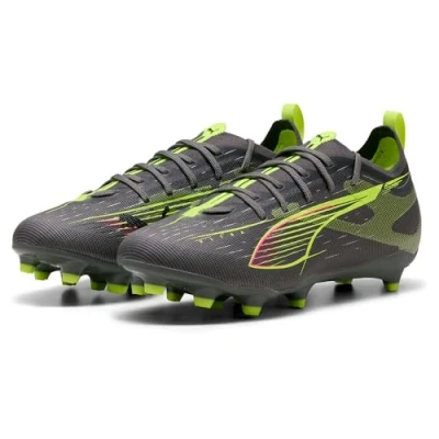 Afbeelding van ULTRA 5 PRO FG/AG voetbalschoenen, Geel/Zilver, Maat 32,5 PUMA