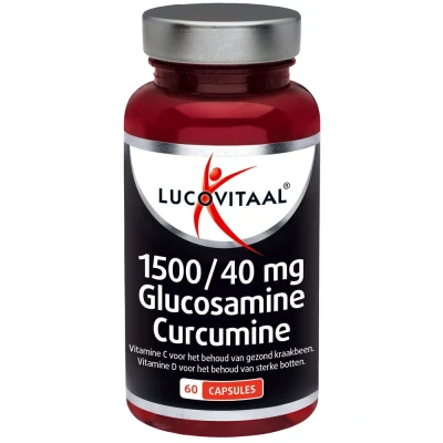 Afbeelding van Lucovitaal Glucosamine Curcumine 1500/40mg Capsules