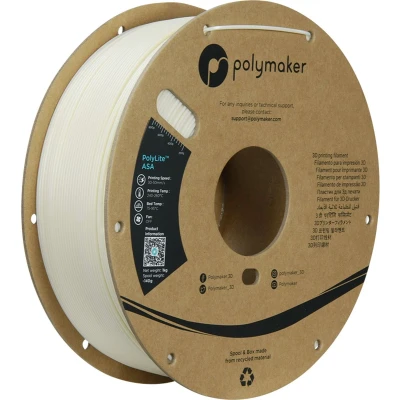 Afbeelding van Polymaker PolyLite ASA Filament Natural 1,75mm 1KG