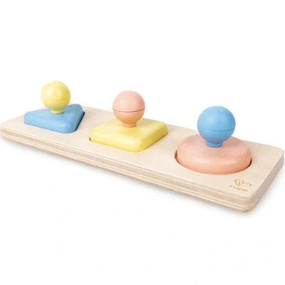 Afbeelding van Hape puzzel vormen met spiegel 3st