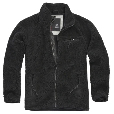 Afbeelding van Brandit Teddy Fleecejas, Heren, Maat: 5XL, Black