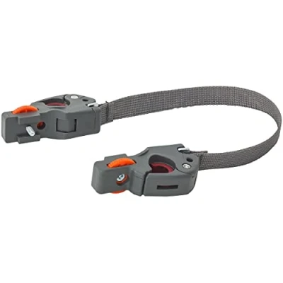Image de VAUDE 12501 Qmr Système de fixation 2 avec poignée transport, crochet pour sacoches vélo Hook poignée, noir, taille unique