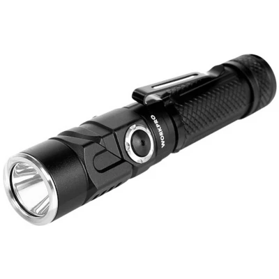 Afbeelding van WorkPro Zaklamp werkt op USB Met stroboscoopfunctie, handlus 1100 lm 16 h 128 g