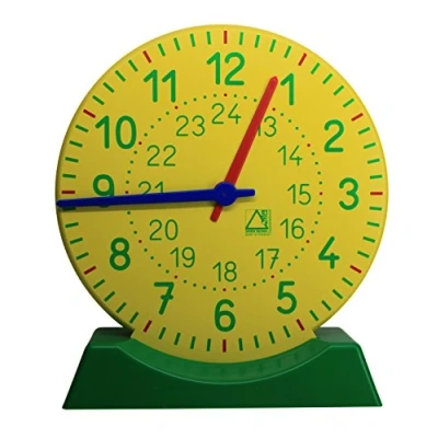Afbeelding van Analoge klok 24 uur (Re Plastic)