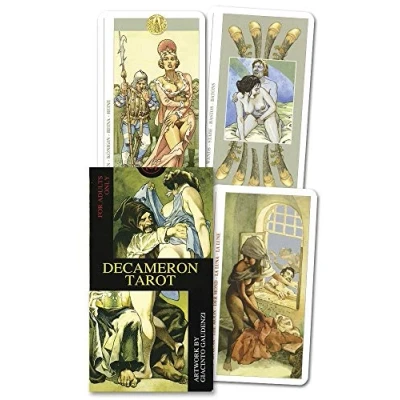 Afbeelding van Decameron Tarot Deck: Boxed 78 Card Set