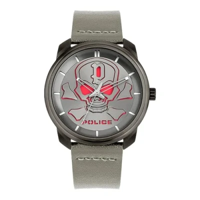 Afbeelding van Police S7231731 Digitaal automatisch analoog horloge, uniseks, volwassenen, met armband niet van toepassing, grijs, Talla única, armband:, grijs., Polsband:
