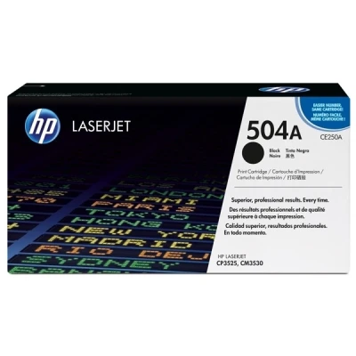 Image de HP 504A toner LaserJet noir authentique