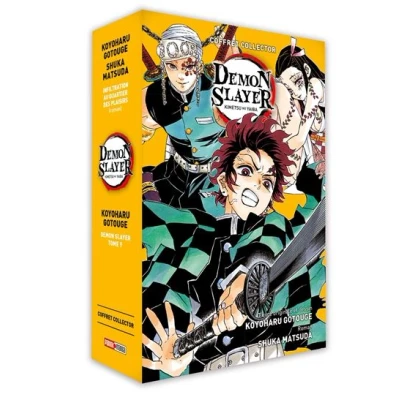 Image de Coffret Demon Slayer T09 + Roman jeunesse T04