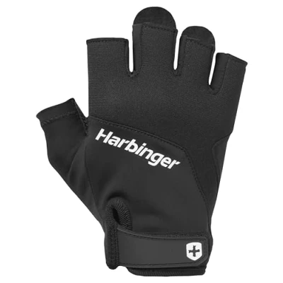 Afbeelding van Harbinger Training Grip Gloves Fitness Handschoenen Heren &amp; Dames Deadlifting S Unisex Zwart Gym Crossfit Krachttraining