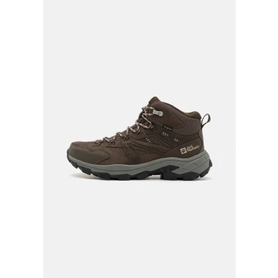Afbeelding van Jack Wolfskin VOJO TOUR Texapore MID Outdoorschoenen, Heren, Maat: 47.5, Cold coffee Leer en textiel