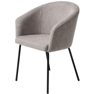 Afbeelding van Hygge Interiors Easton Eetkamerstoel Lichtgrijs