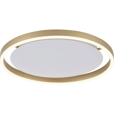 Afbeelding van Paul Neuhaus Plafondlamp Ritus Gold Ø 40cm incl. Dimmer