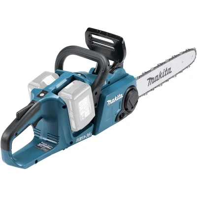 Afbeelding van Makita 2X18 V Kettingzaag 35 cm Zonder Accu en Lader Soft Grip BL motor 5,2 kg Stil 20 m/s 87,7 dB(A) Compact Milieuvriendelijk