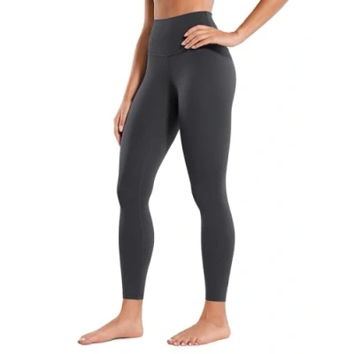 Afbeelding van CRZ YOGA Damespanty, hoge taille, sportlegging, thermische broek met zakken, 71 cm, Mysterieus grijs