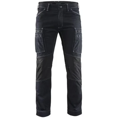 Image de Pantalon services denim stretch marine/noir