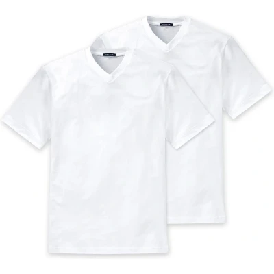Afbeelding van Schiesser T shirt American 2 Pack Maat XXL Ondergoed.nl