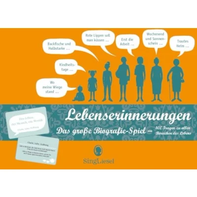 Afbeelding van Lebenserinnerungen: Das Biografie Spiel