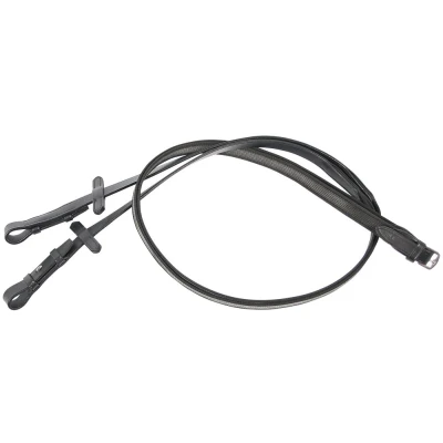 Image de Harry&#039;s Horse Rênes Super Grip Noir Full