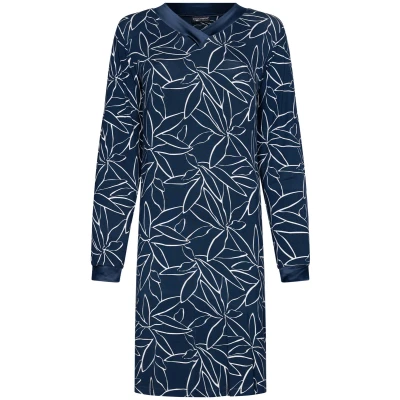 Afbeelding van Duurzaam marineblauw nachthemd Blauw Maat 38