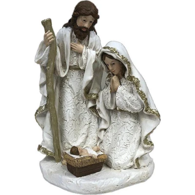Afbeelding van Kerststal set DKD Home Decor Hars (2 Stuks) (12 x 10 19 cm)