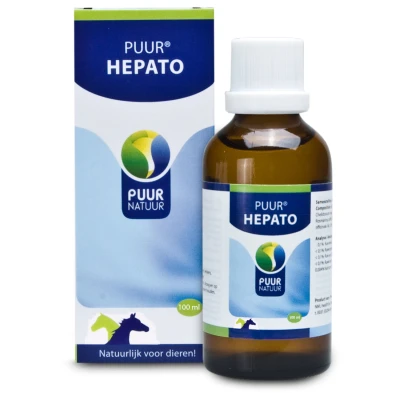 Afbeelding van Puur Natuur Hepato / Lever Paard/Pony 100ml