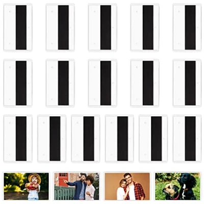 Afbeelding van Kurtzy (20Pak) Blanke Foto Lijst Inleg Koelkast Magneten voor Foto’s 9,8 x 5x9 cm Doorzichtig Helder Acryl Kleine Geschenken Familie &amp; Vrienden