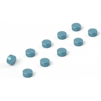 Afbeelding van Trendform Magnetisch staal set van 10 Zilverblauw
