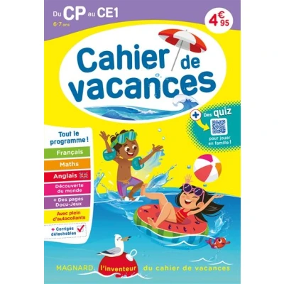 Image de Cahier de vacances 2025, du CP vers le CE1 6 7 ans