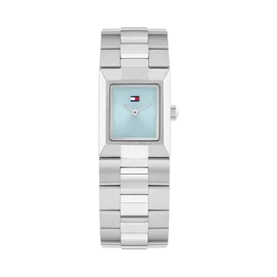 Afbeelding van Tommy Hilfiger IVY Horloge silvercoloured/blue, Dames, Maat: One Size, Silver coloured/blue